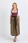 Gottseidank Dirndl Monika rose/grün Vorderansicht | Gottseidank Dirndl Monika rose/green front view