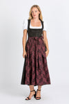 Gottseidank Dirndl Vreni Antikschwarz Vorderansicht | Gottseidank Dirndl Vreni Antique Black front view