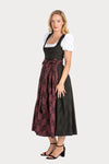 Gottseidank Dirndl Vreni Antikschwarz Rückansicht | Gottseidank Dirndl Vreni Antique Black back view