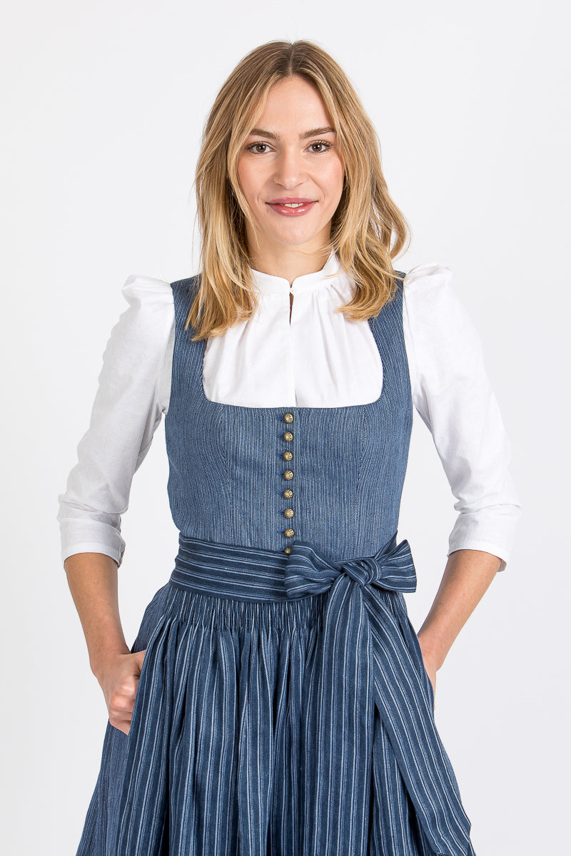 Gottseidank Dirndlbluse Done eierschale Rückansicht | Gottseidank Dirndl Blouse Done eggshell back view