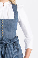 Gottseidank Dirndlbluse Done eierschale Detail Knopfleiste | Gottseidank Dirndl Blouse Done eggshell button placket detail