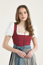 Gottseidank Dirndlbluse Irma Wolkencreme Vorderansicht | Gottseidank Dirndl Blouse Irma cloud cream front view