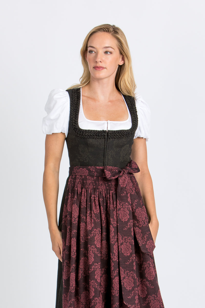 Gottseidank Dirndlbluse Irma eierschale Vorderansicht | Gottseidank Dirndl Blouse Irma eggshell front view