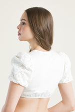 Gottseidank Dirndlbluse Irma Wolkencreme Getragen | Gottseidank Dirndl Blouse Irma cloud cream worn