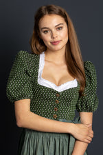 Gottseidank Dirndlbluse Maresa weiß Rückansicht | Gottseidank Dirndl Blouse Maresa white back view