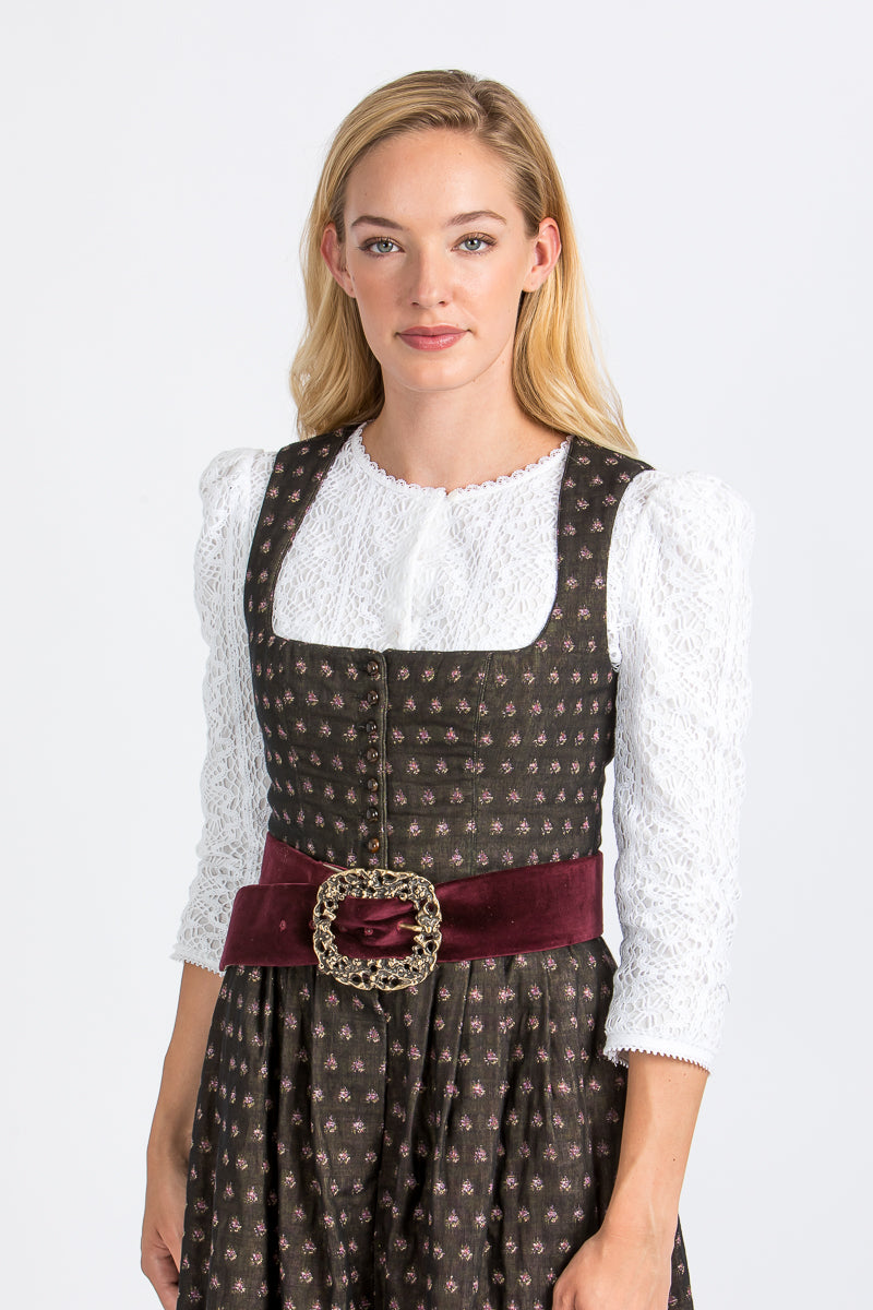 Gottseidank Dirndlbluse Mariella weiß Vorderansicht | Gottseidank Dirndl Blouse Mariella White front view