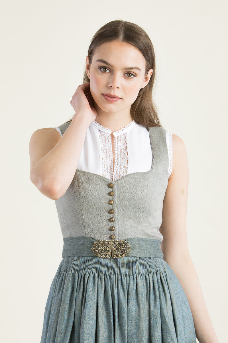 Gottseidank Dirndlbluse Romy weiß Detail | Gottseidank Dirndl blouse Romy white detail