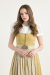 Gottseidank Dirndlbluse Viktoria eierschale Rückansicht | Gottseidank Dirndl Blouse Viktoria eggshell back view