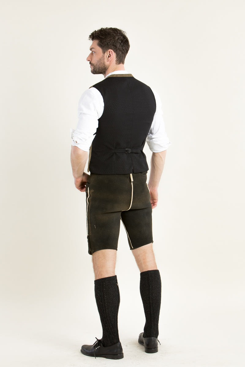 Gottseidank Trachtenweste Elias Nougat Getragen | Gottseidank Trachten Vest Elias nougat worn