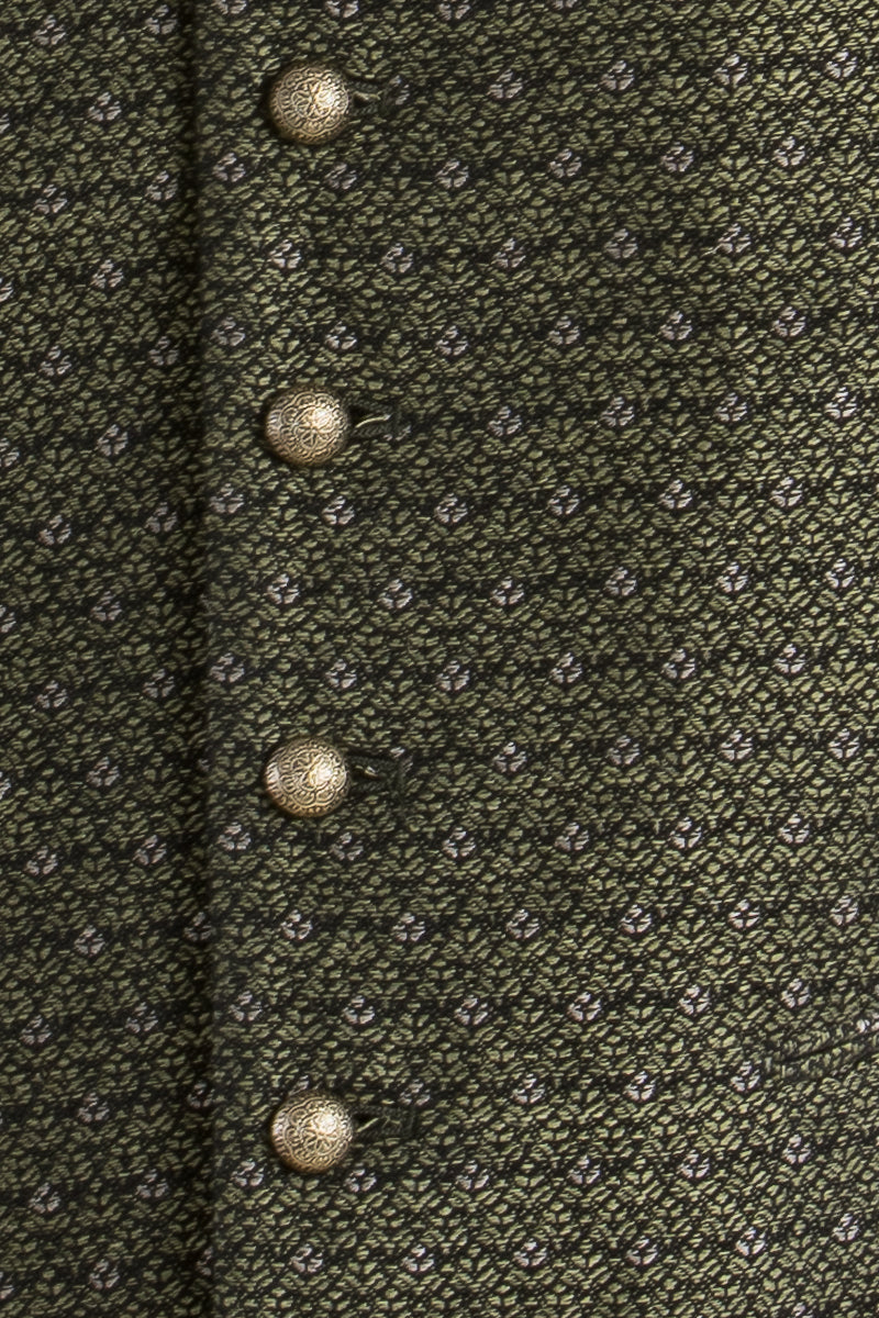 Gottseidank Trachtenweste Konstantin Moosgrün Getragen | Gottseidank Mens Waistcoat Konstantin Moss Green worn