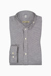 Gottseidank Trachtenhemd Lenz blau gemustert Vorderansicht | Gottseidank Trachten Shirt Lenz patterned blue front view