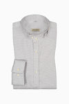 Gottseidank Trachtenhemd Lenz möwengrau Vorderansicht | Gottseidank Trachten Shirt Lenz seagull grey front view