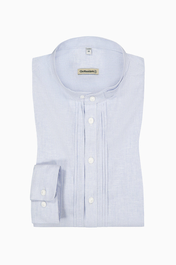Gottseidank Pfoadhemd babyblau Vorderansicht | Gottseidank Traditional Shirt light blue front view