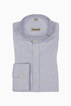 Gottseidank Trachtenhemd Lenz babyblau gestreift Vorderansicht | Gottseidank Trachtenhemd Lenz light blue striped front view