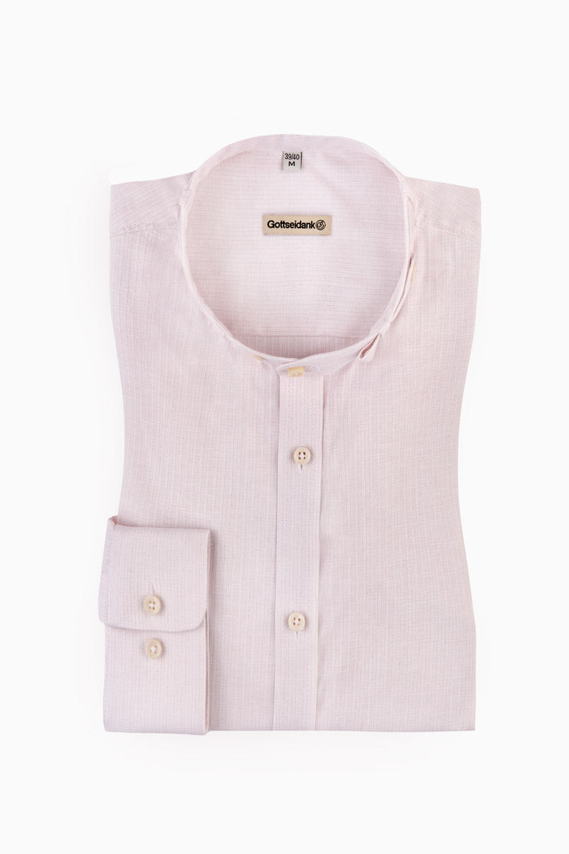 Gottseidank Trachtenhemd Lenz malve Vorderansicht | Gottseidank Trachten Shirt Lenz mallow front view