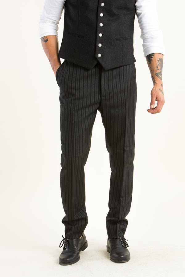 Gottseidank Stresemannhose Veith schwarz Rückansicht | Gottseidank Stresemann trousers Veith black back view