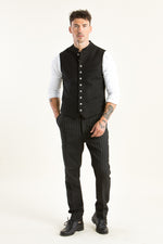 Gottseidank Stresemannhose Veith schwarz Detail | Gottseidank Stresemann trousers Veith black detail