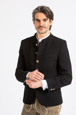 Gottseidank Trachtenjanker Helmut Schwarzblau