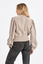 Gottseidank Strickjanker Lea Rahm Getragen | Gottseidank knit jacket Lea Cream worn
