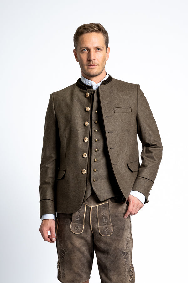 Gottseidank Trachtenjanker Helmut A005587 khaki