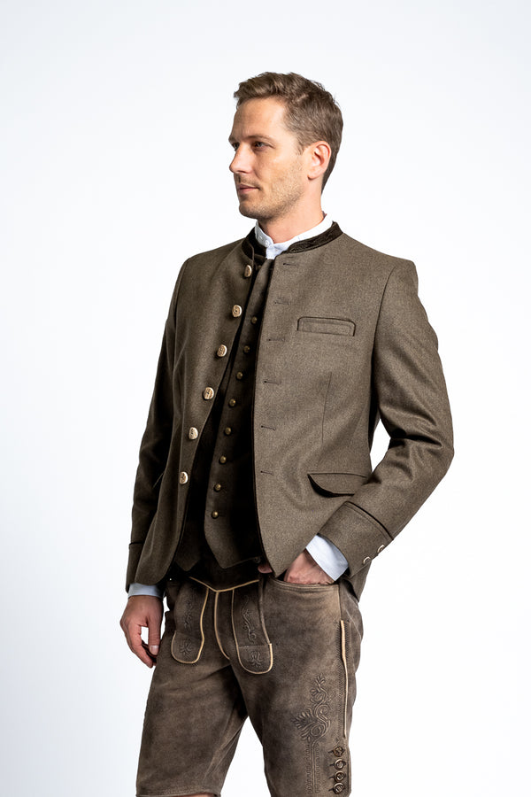 Gottseidank Trachtenjanker Helmut A005587 khaki