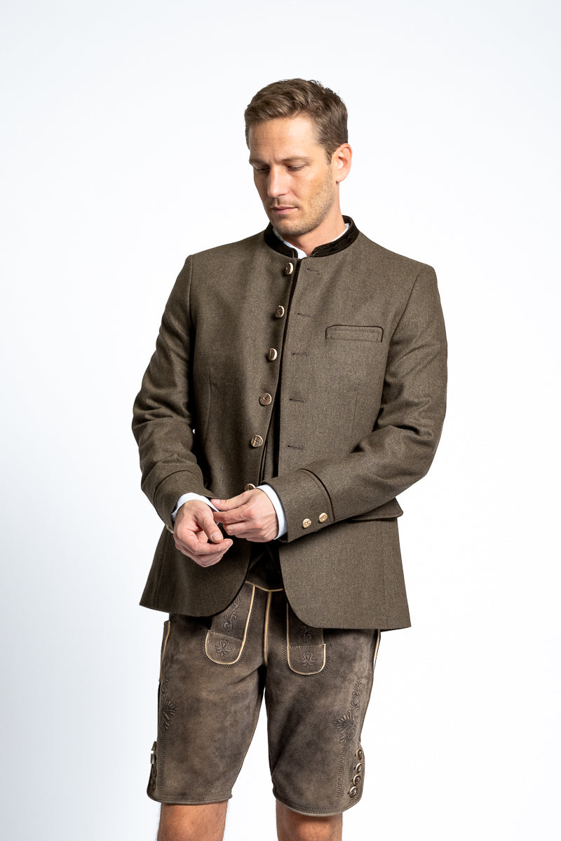 Gottseidank Trachtenjanker Helmut A005587 khaki