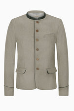 Gottseidank Trachtenjanker Helmut Desert Sage Detail | Gottseidank Mens Traditional Jacket Helmut Desert Sage detail