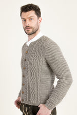 Gottseidank Strickjanker Anton birke Rückansicht | Gottseidank knit jacket Anton birch beige back view