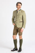 Gottseidank Trachtenjanker Ferdinand Lindengrün Vorderansicht | Gottseidank traditional jacket Ferdinand linden green front view