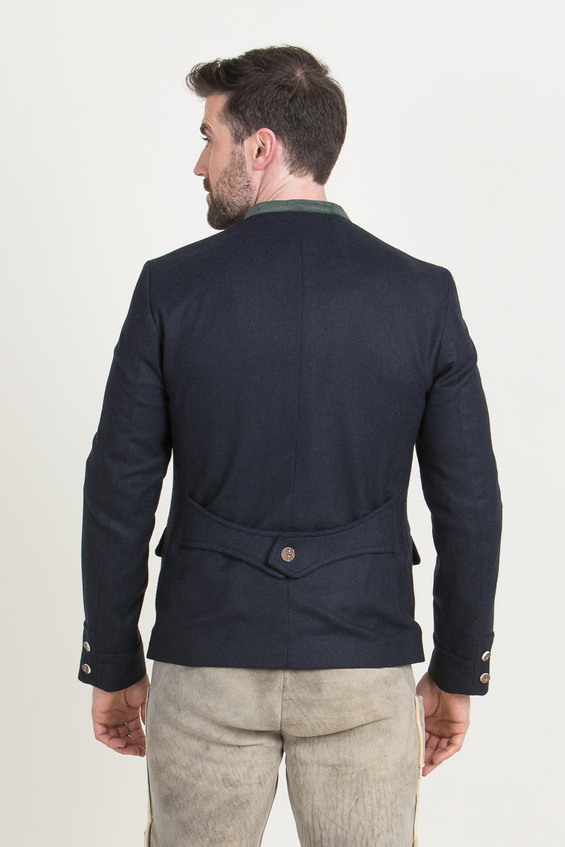 Gottseidank Trachtenjanker Helmut Schwarzblau Getragen | Gottseidank loden jacket Helmut black-blue worn