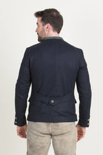 Gottseidank Trachtenjanker Helmut Schwarzblau Getragen | Gottseidank loden jacket Helmut black-blue worn