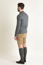 Gottseidank Trachtenjanker Helmut Zinngrau Detail | Gottseidank traditional jacket Helmut pewter grey detail