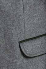 Gottseidank Trachtenjanker Helmut Zinngrau Getragen | Gottseidank traditional jacket Helmut pewter grey worn