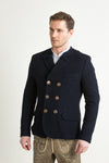 Gottseidank Trachtenjanker Korbe nachtblau Vorderansicht | Gottseidank traditional jacket Korbe night blue front view