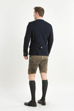 Gottseidank Trachtenjanker Korbe nachtblau Getragen | Gottseidank traditional jacket Korbe night blue worn