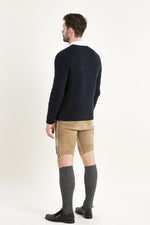 Gottseidank Strickjanker Toni carbonblau Detail | Gottseidank knit jacket Toni carbon blue detail
