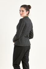 Gottseidank Trachtenjanker Wally anthrazit Getragen | Gottseidank Tracht jacket Wally anthracite worn