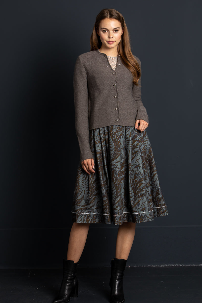 Gottseidank Strickjacke Aloisia horn Detail | Gottseidank Knit Cardigan Aloisia horn detail