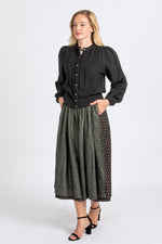 Gottseidank Strickjanker Lea Lakritz Getragen | Gottseidank knit jacket Lea Licorice worn