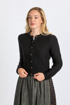 Gottseidank Strickjanker Mirl Schwarz Detail | Gottseidank knit jacket Mirl Black detail
