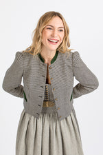 Gottseidank Trachtenjacke Flora Navy Rückansicht | Gottseidank traditional jacket Flora navy back view