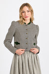 Gottseidank Trachtenjacke Flora Navy Detail | Gottseidank traditional jacket Flora navy detail