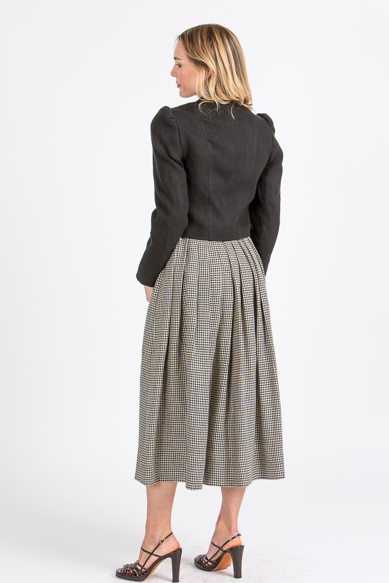 Gottseidank Trachtenjacke Flora Schwarz Detail | Gottseidank traditional jacket Flora black detail