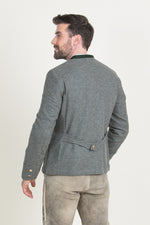 Gottseidank Trachtenjanker Helmut Antikgrau Detail | Gottseidank traditional jacket Helmut antique grey detail