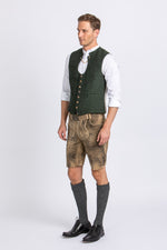 Gottseidank Miesbacher Weste Ignaz Wiese Detail | Gottseidank Miesbacher Waistcoat Ignaz Meadow Green detail