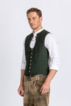 Gottseidank Miesbacher Weste Ignaz Wiese Vorderansicht | Gottseidank Miesbacher Waistcoat Ignaz Meadow Green front view