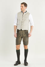 Gottseidank Trachtenweste Konstantin Perlmutt Getragen | Gottseidank Mens Waistcoat Konstantin Pearl worn