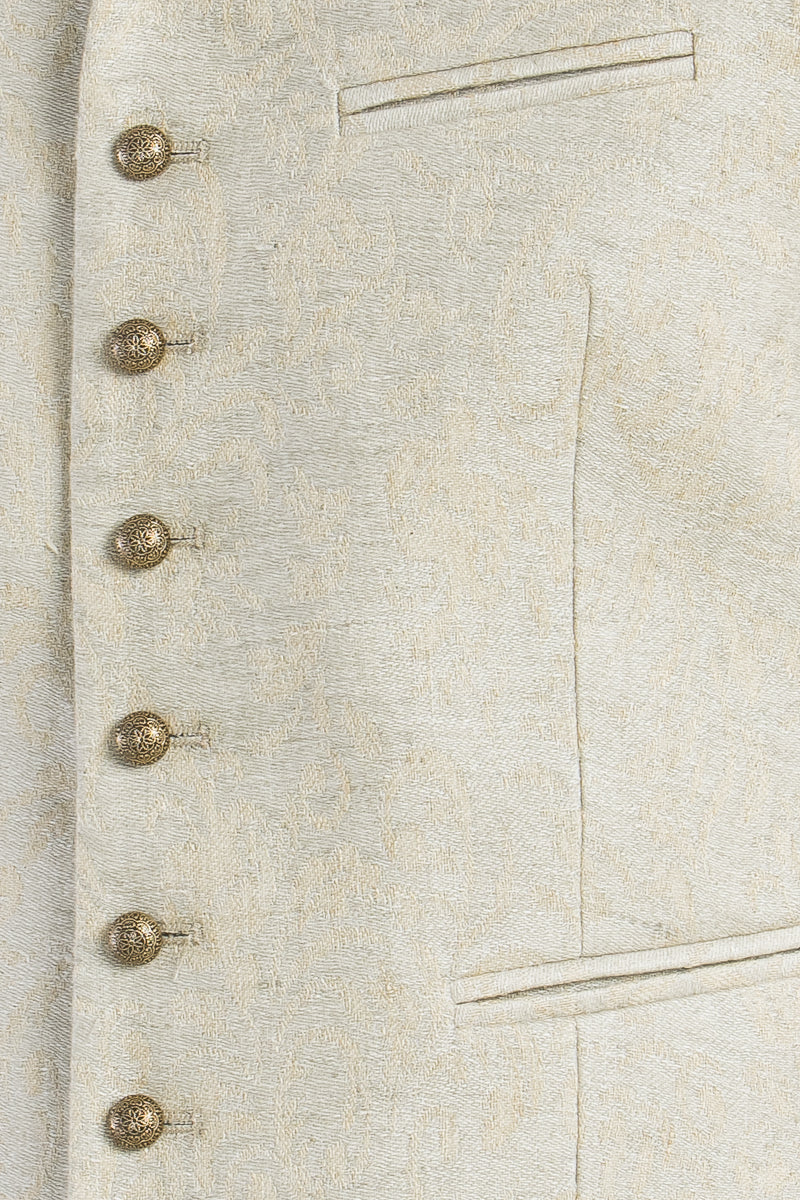 Gottseidank Trachtenweste Konstantin Perlmutt Detail | Gottseidank Mens Waistcoat Konstantin Pearl detail