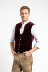 Gottseidank Miesbacher Weste Ignaz A005625 bordeaux