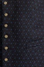 Gottseidank Miesbacher Weste Ignaz navy Detail | Gottseidank Miesbacher vest Ignaz navy detail